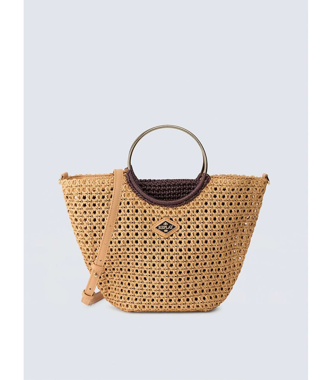 PUラフィアセットバッグ